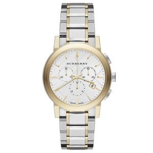 Burberry BU9751 The City Two-Tone Chronograph Unisex Watch