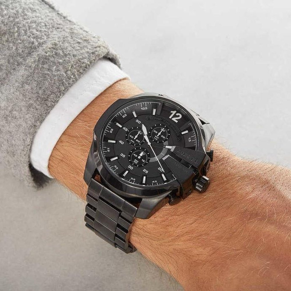 Diesel DZ4283 Mega Chief Chronograph Black Dial Men's Watch — view 4