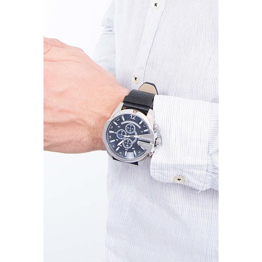 Diesel DZ4423 Mega Chief Navy Blue Dial Chronograph Men's Watch — view 4