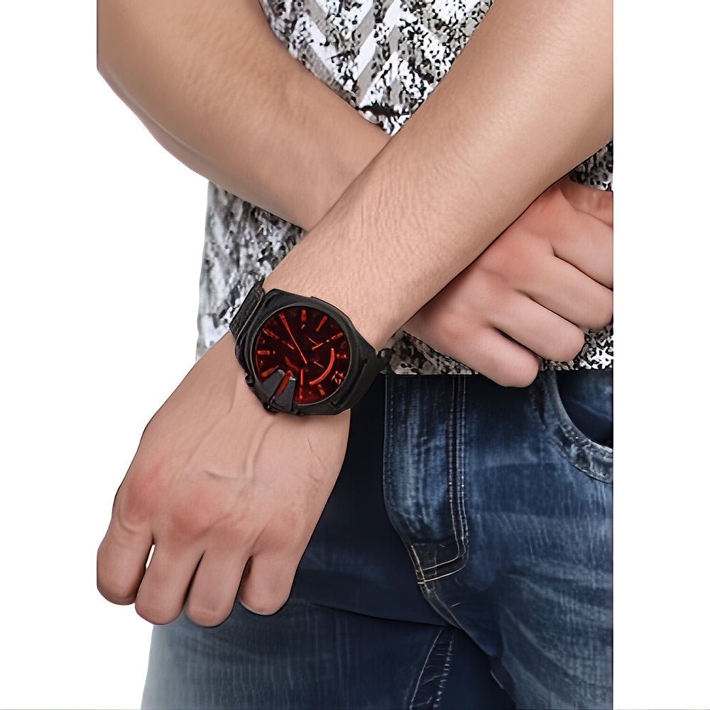 Diesel DZ4460 Mega Chief Chronograph Quartz Red Dial Men's Watch — view 2