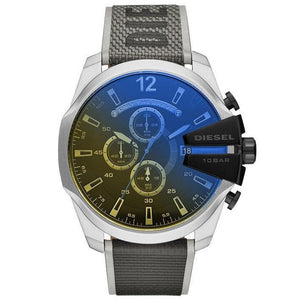 Diesel DZ4523 Mega Chıef 54mm Leather Black Mens Watch