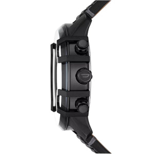 Diesel DZ4576 Griffed Chronograph Black Leather Watch — view 3