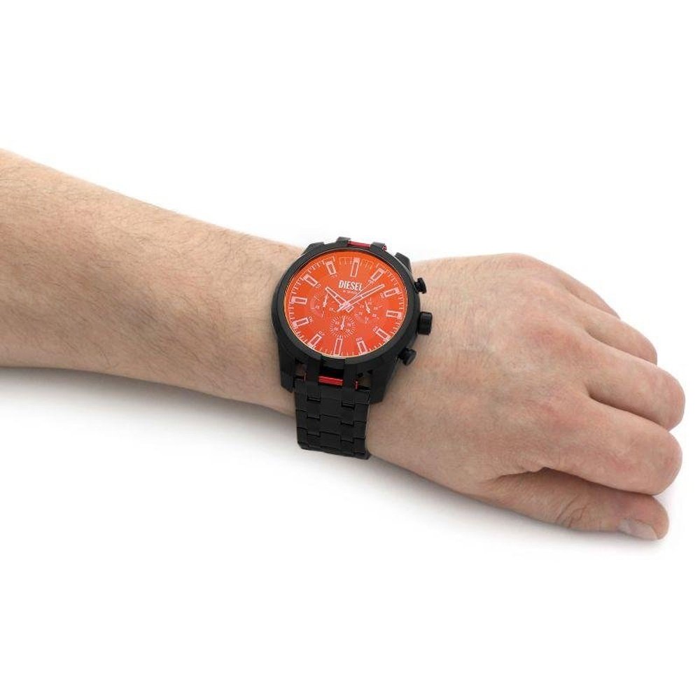 Diesel DZ4589 Split Chronograph Black-Tone Stainless Steel Mens Watch — view 4