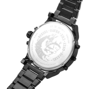 Diesel DZ7460 Mr. Daddy 2.0 Two-Hand Black-Tone Stainless Steel Watch — view 6