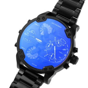 Diesel DZ7460 Mr. Daddy 2.0 Two-Hand Black-Tone Stainless Steel Watch — view 5