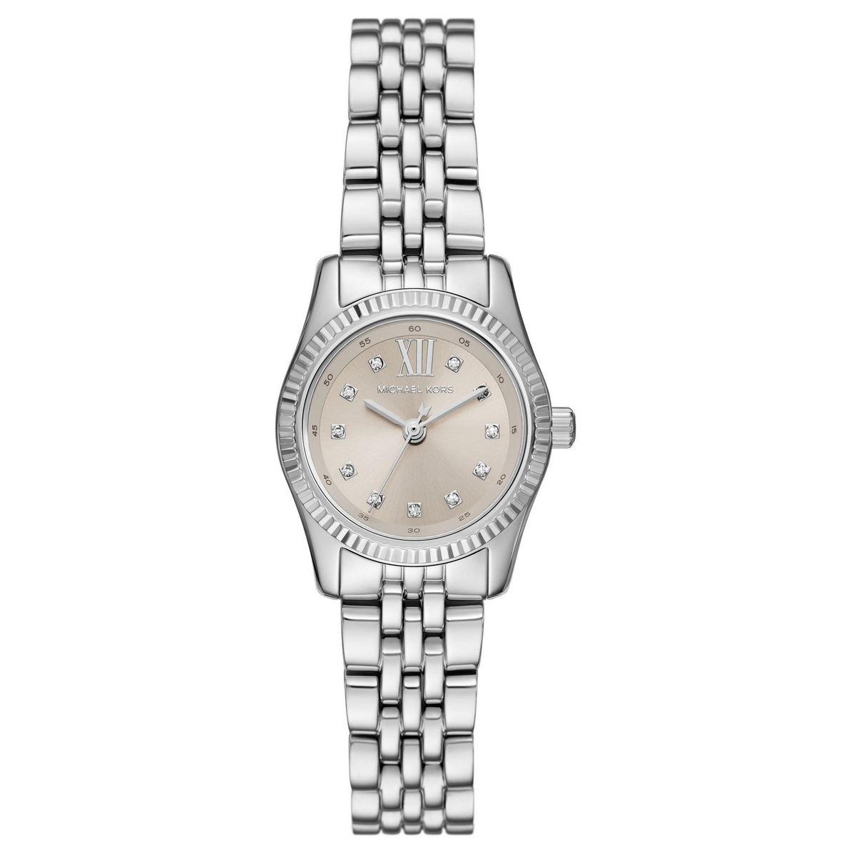 Michael Kors MK4843 Lexington Silver Dial Ladies Watch