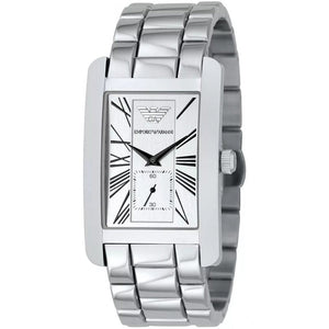 Emporio Armani AR0145 Classic White Dial Men's Watch