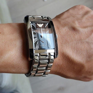 Emporio Armani AR0156 Classic Black Rectangle Men's Watch — view 4