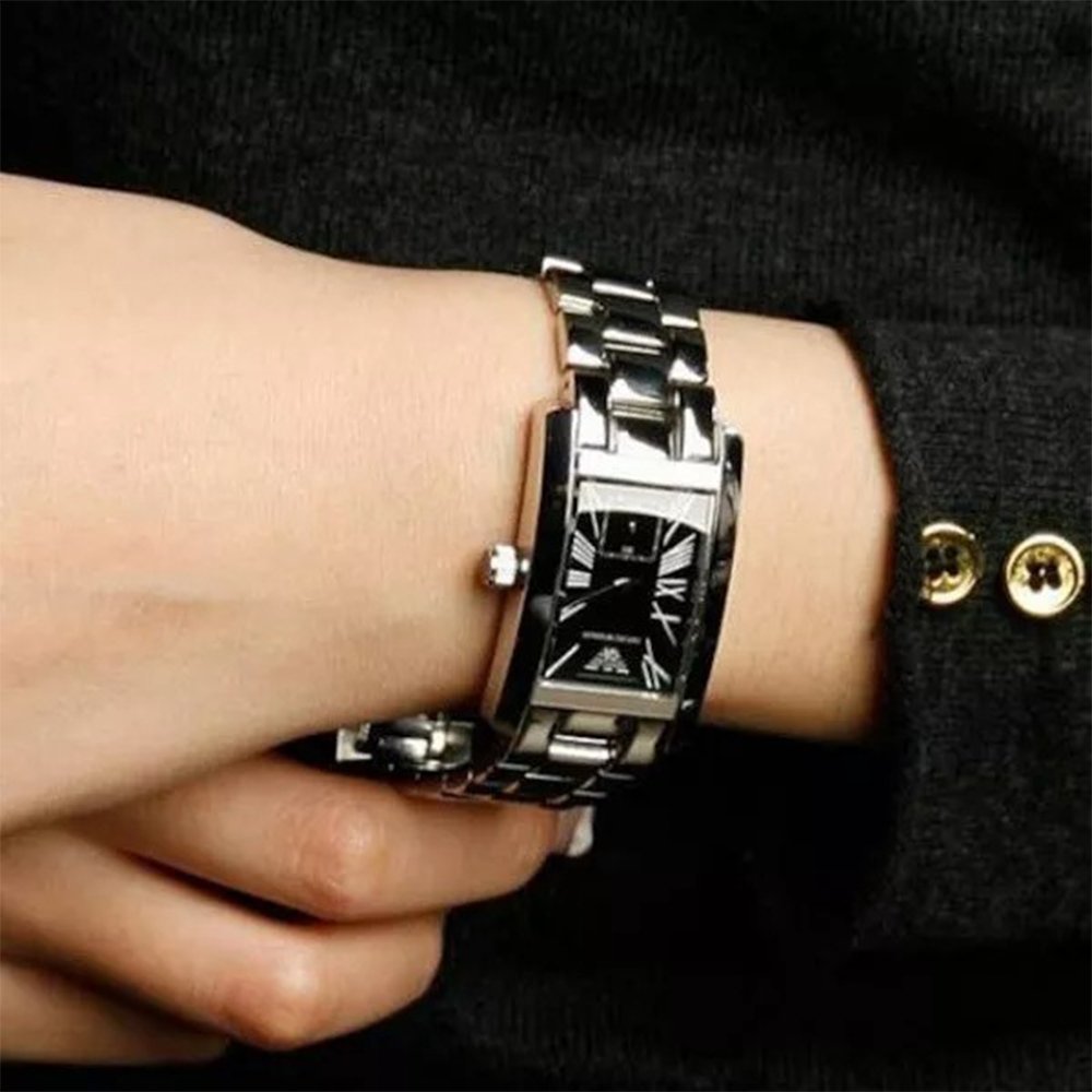 Emporio Armani AR0157 Black Dial Ladies Classic Watch — view 4