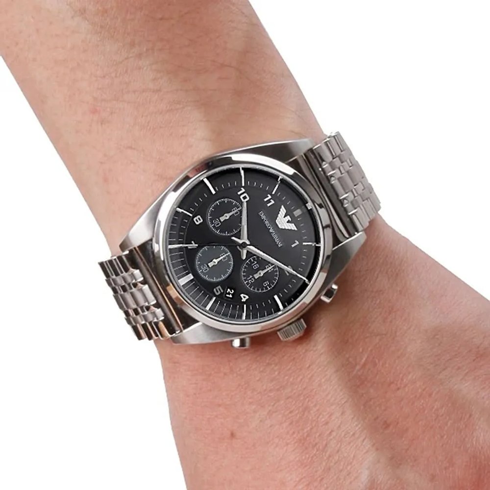 Emporio Armani AR0373 Franco Chronograph Men's Watch — view 5