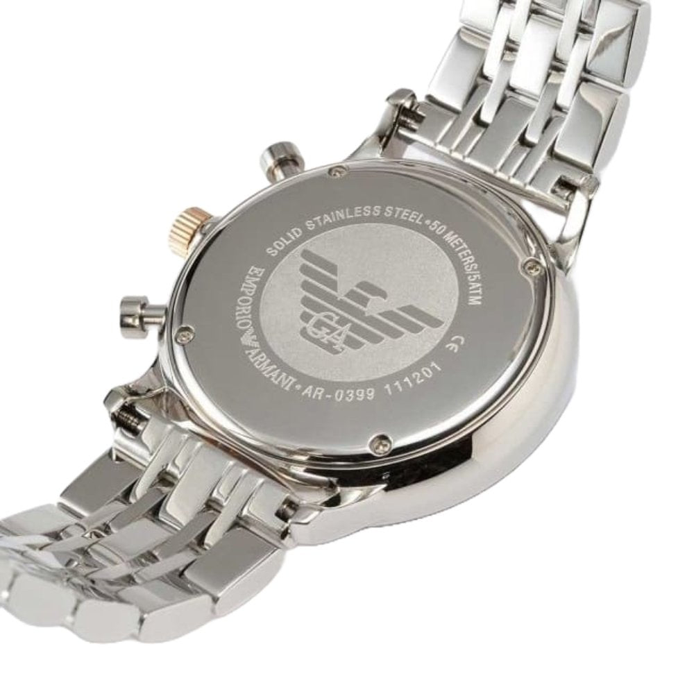 Emporio Armani AR0399 Chronograph Two-Tone Men's Watch — view 5