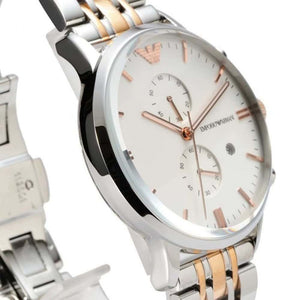 Emporio Armani AR0399 Chronograph Two-Tone Men's Watch — view 3