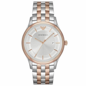Emporio Armani AR11044 Lambda Silver Dial Men's Watch