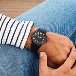 Emporio Armani AR11079 Luigi Black Men's Watch — view 6