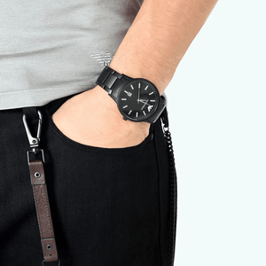 Emporio Armani AR11079 Luigi Black Men's Watch — view 5