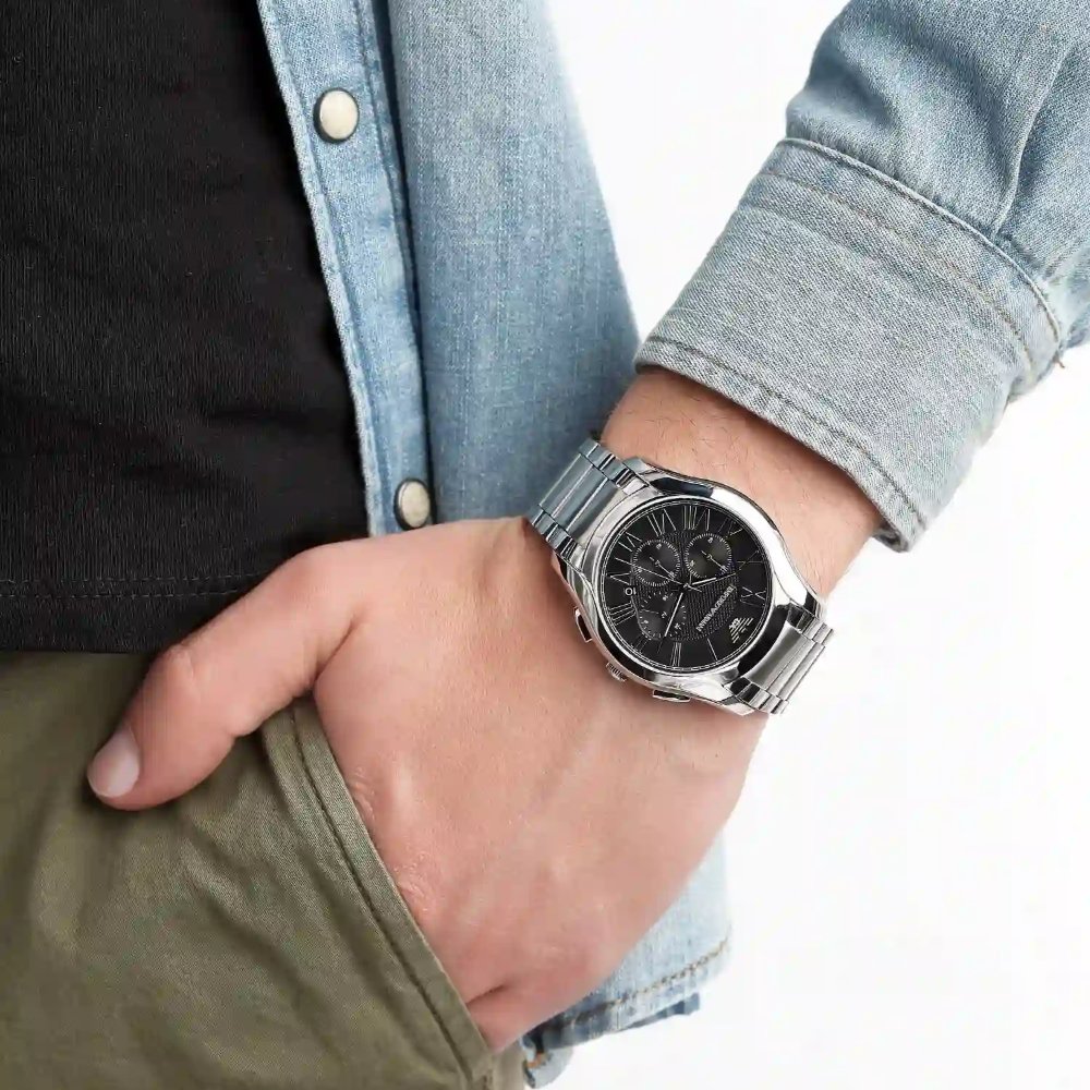 Emporio Armani AR11083 Chronograph Black Dial Men's Watch — view 5