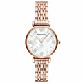 Emporio Armani AR11110 Gianni T-Bar Rose-Gold Tone Women's Watch