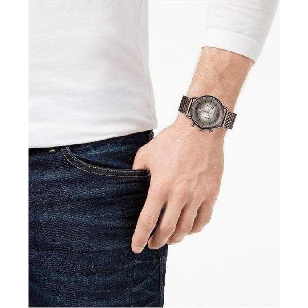 Emporio Armani AR11169 Brown Mesh Chronograph Men's Watch — view 4