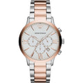 Emporio Armani AR11209 Giovanni Chronograph White Dial Men's Watch