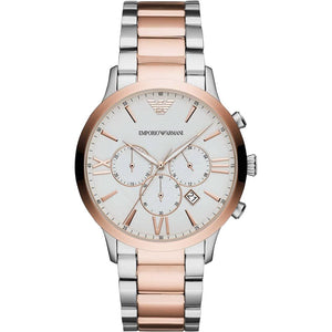 Emporio Armani AR11209 Giovanni Chronograph White Dial Men's Watch