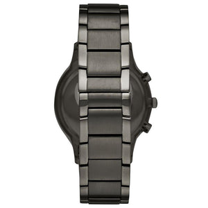 Emporio Armani AR11215 Chronograph Blue Dial Gunmetal Strap Men's Watch — view 3