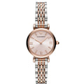 Emporio Armani AR11223 Pink Dial Two Tone Ladies Watch