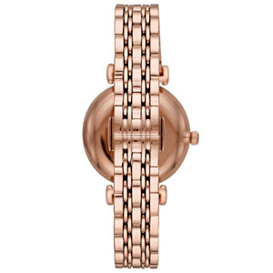 Emporio Armani AR11244 T-Bar Rose Gold Tone Ladies Watch — view 2
