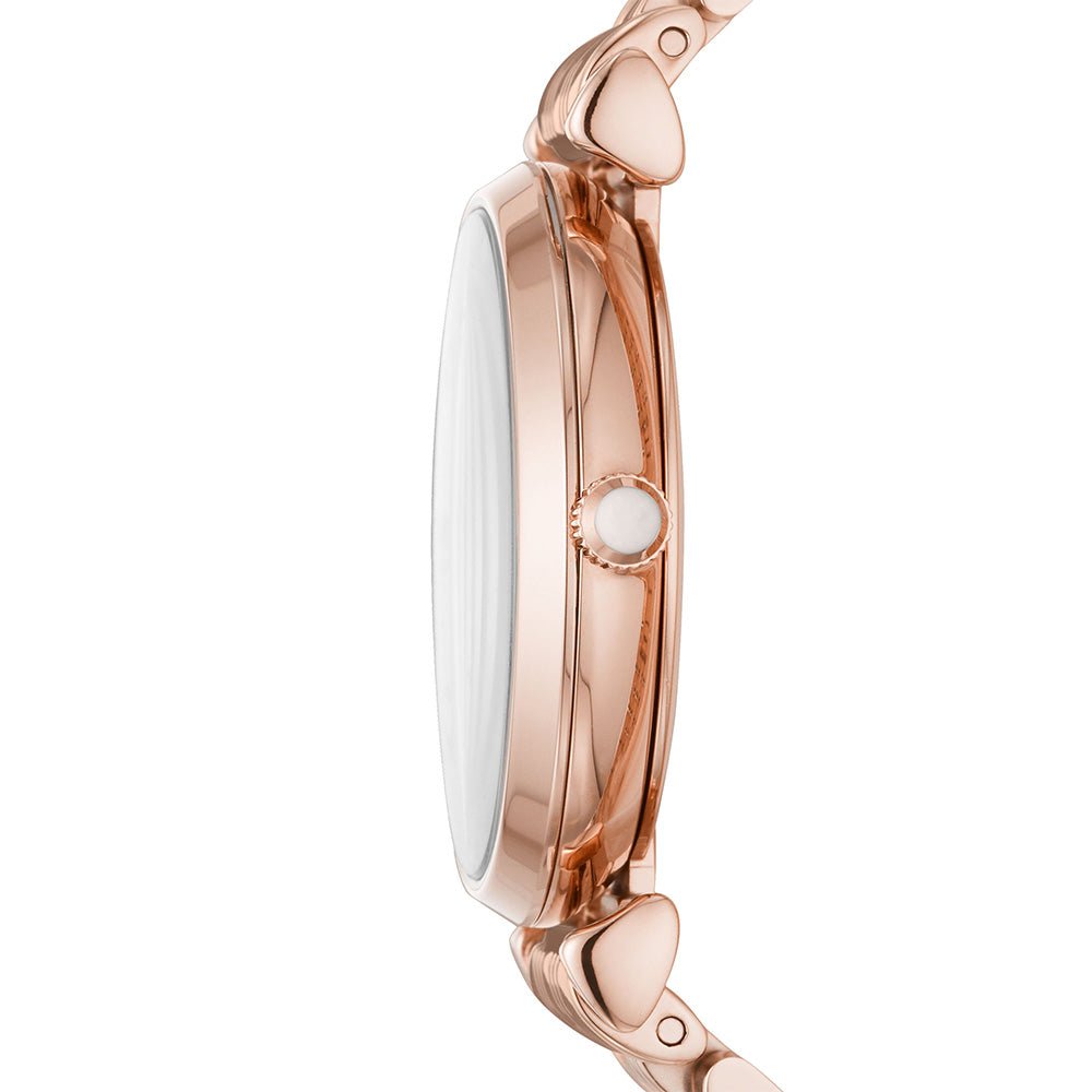 Emporio Armani AR11244 T-Bar Rose Gold Tone Ladies Watch — view 3