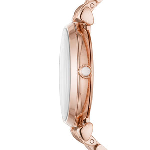 Emporio Armani AR11244 T-Bar Rose Gold Tone Ladies Watch — view 3
