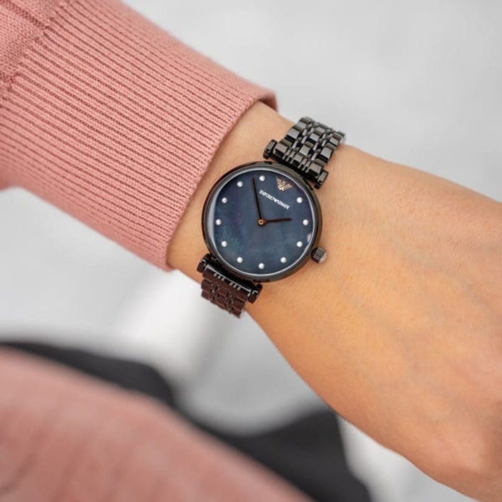 Emporio Armani AR11268 Gianni T-Bar Ladies Watch — view 3