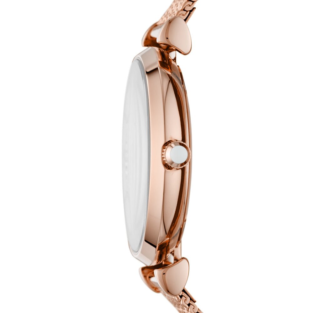 Emporio Armani AR11320 Rose Gold Gianni T-Bar Ladies Watch — view 3