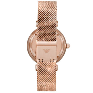 Emporio Armani AR11320 Rose Gold Gianni T-Bar Ladies Watch — view 2
