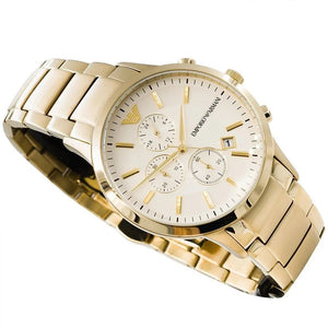 Emporio Armani AR11332 Chronograph Men's Watch Renato Gold — view 3