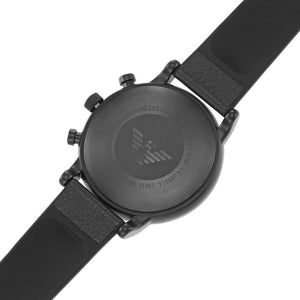 Emporio Armani AR11351 Chronograph Black Leather Men's Watch — view 2