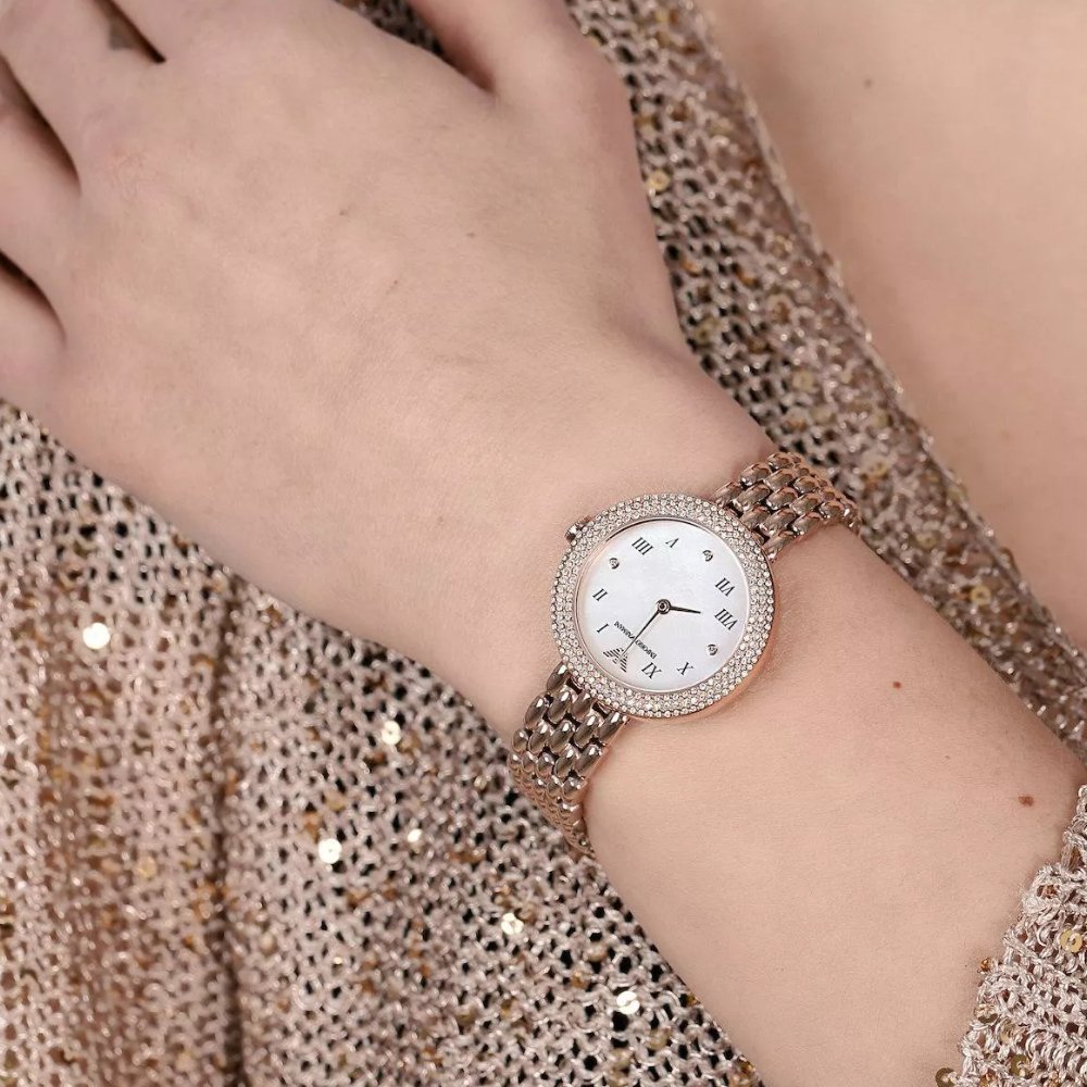 Emporio Armani AR11355 Rose Gold-Tone Ladies Watch — view 5