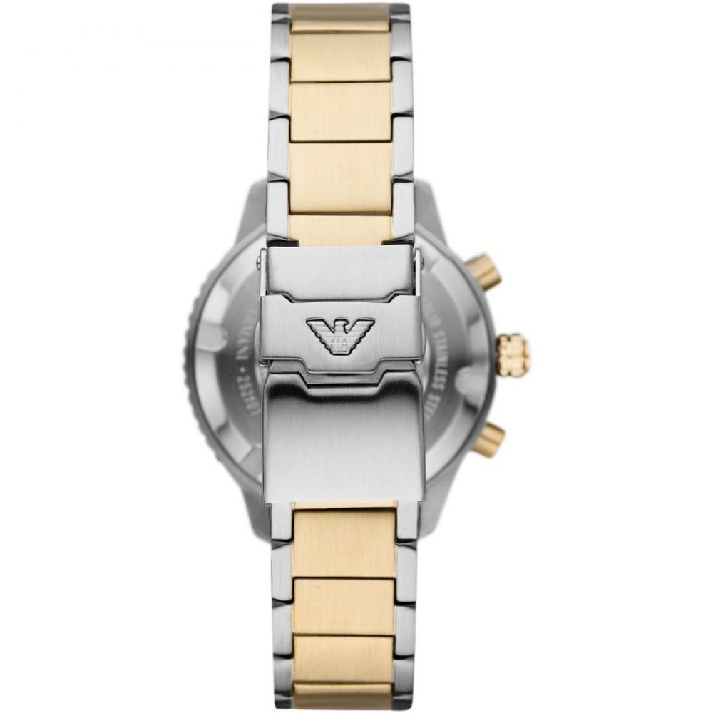 Emporio Armani AR11362 Chronograph Diver Two Tone Men's Watch — view 2