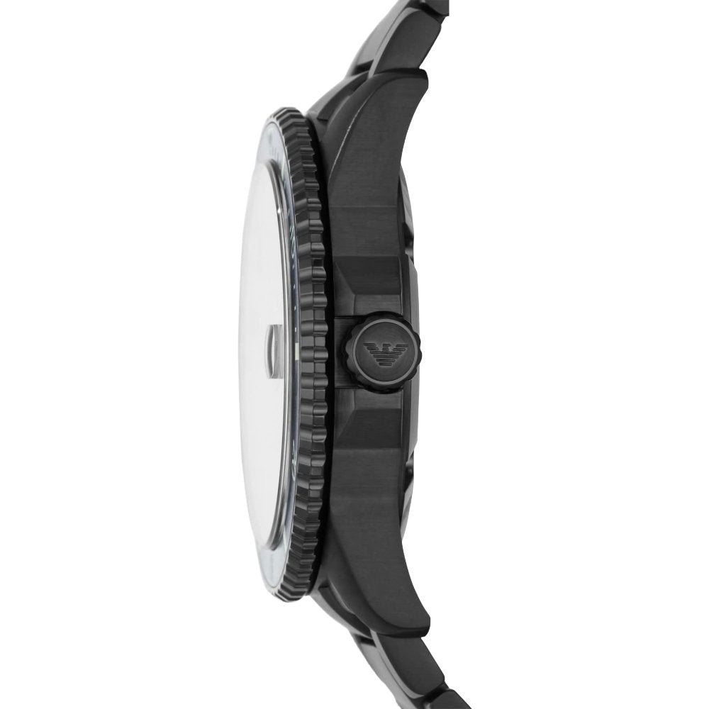 Emporio Armani AR11398 Three-Hand Date Black Men’s Watch — view 3