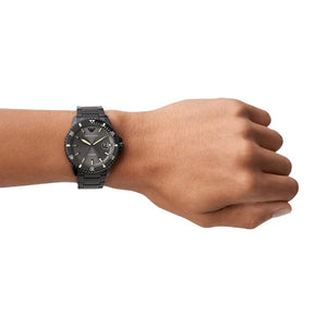 Emporio Armani AR11398 Three-Hand Date Black Men’s Watch — view 4