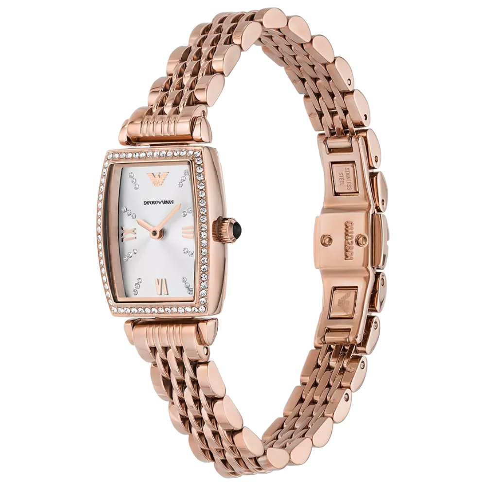 Emporio Armani AR11406 White Dial Ladies Watch — view 3