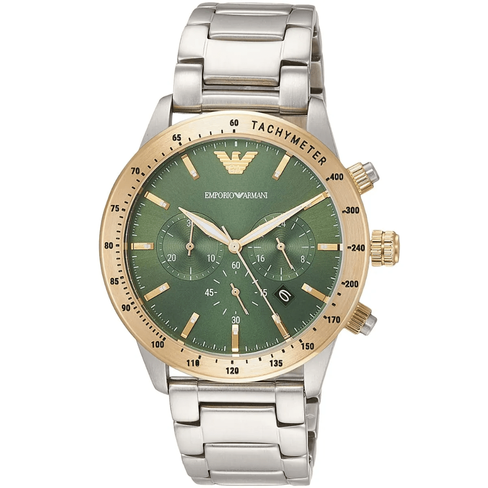 Emporio Armani AR11454 Chronograph Green Dial Men’s Watch — view 5