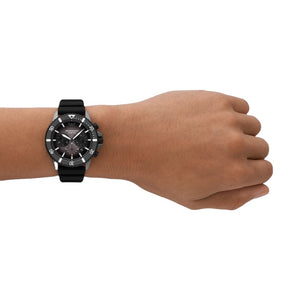 Emporio Armani AR11515 Diver Black Silicone Chronograph Men’s Watch — view 4