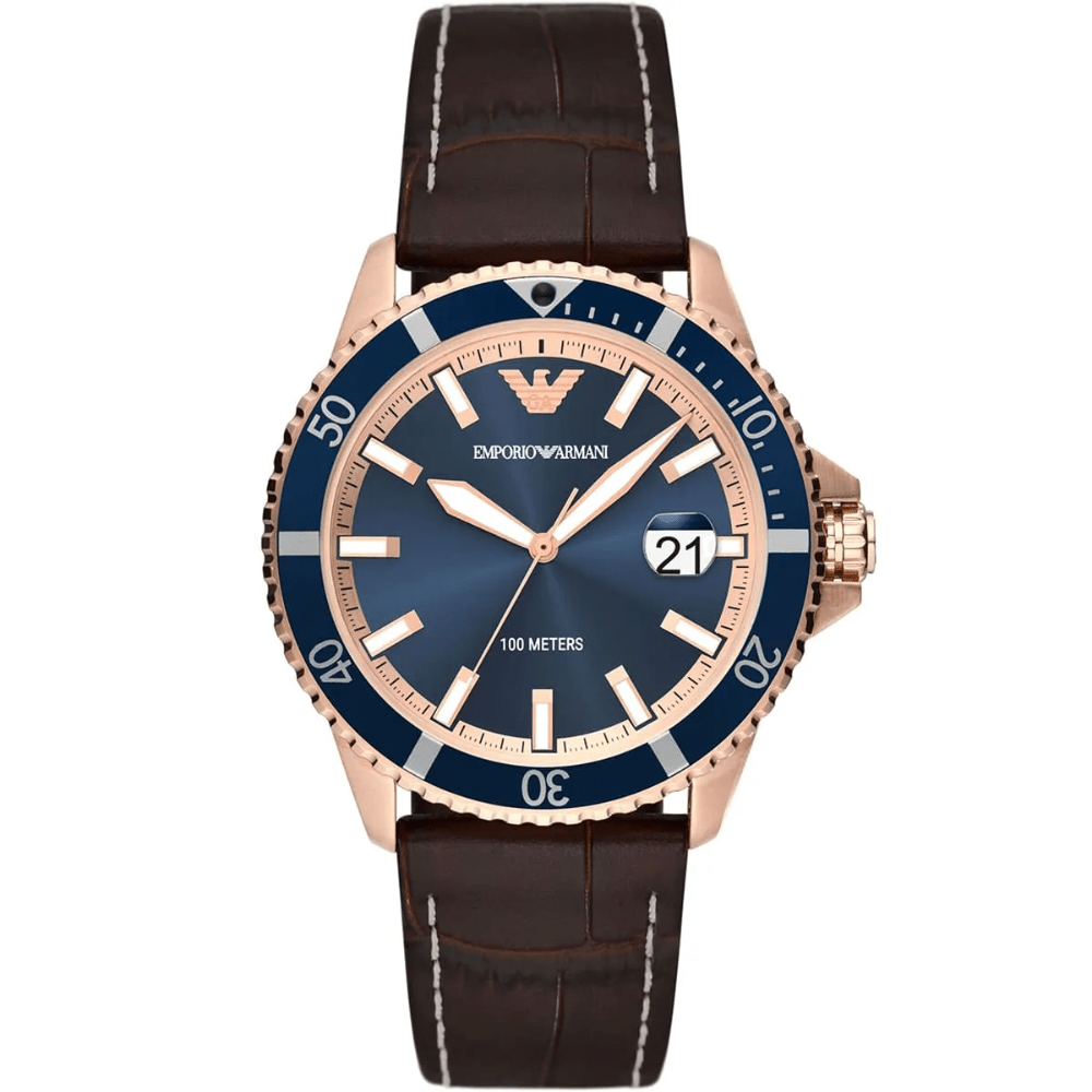 Emporio Armani AR11556 Diver Blue Dial Men's Watch