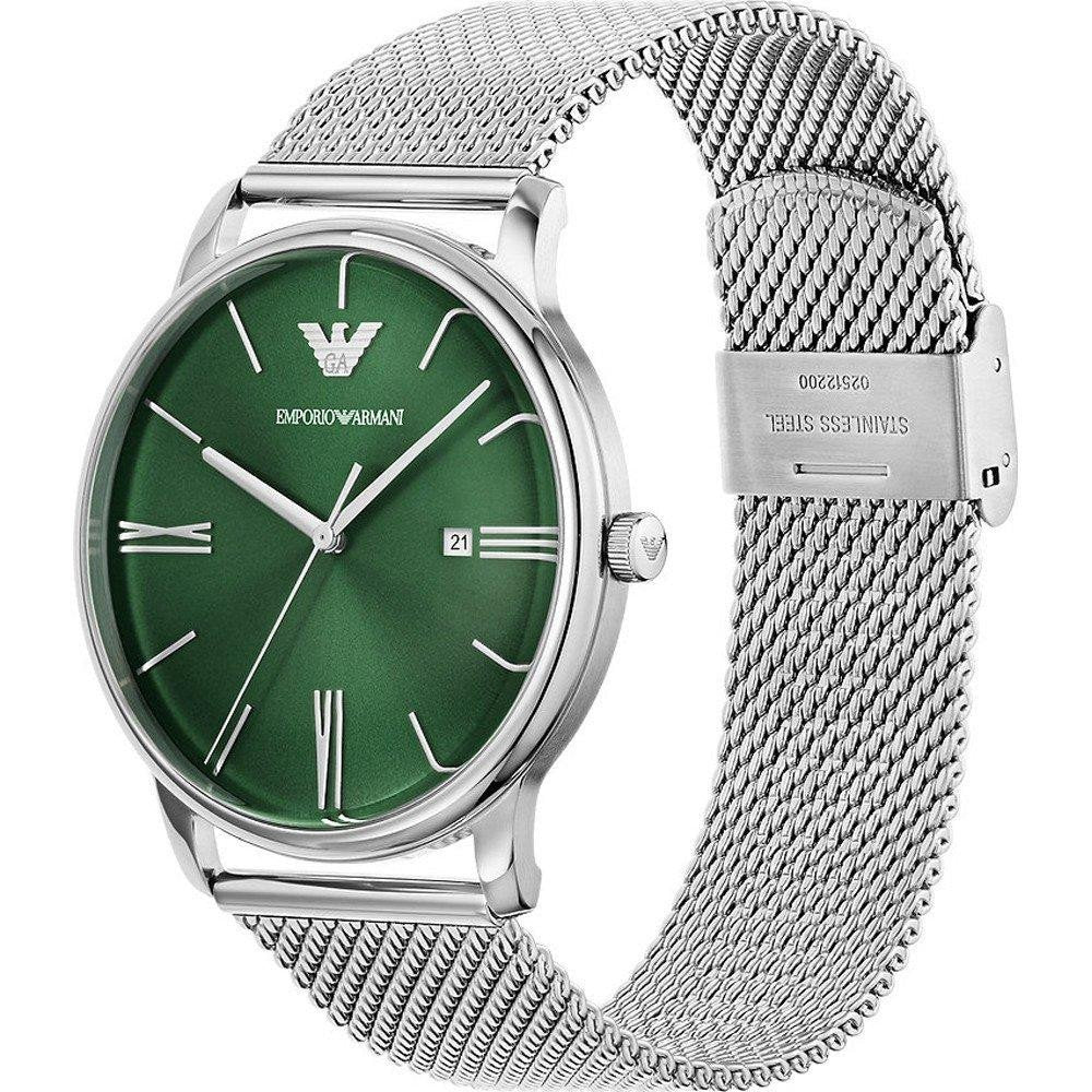 Emporio Armani AR11578 Minimalist Green Dial Men’s Watch — view 3