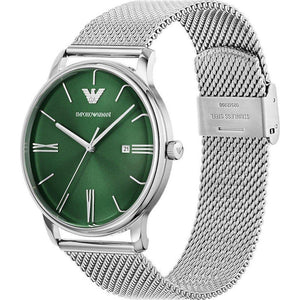 Emporio Armani AR11578 Minimalist Green Dial Men’s Watch — view 3