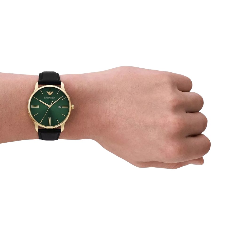 Emporio Armani AR11601 Minimalist Three-Hand Date Men’s Watch — view 5
