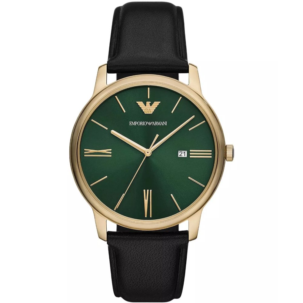 Emporio Armani AR11601 Minimalist Three-Hand Date Men’s Watch