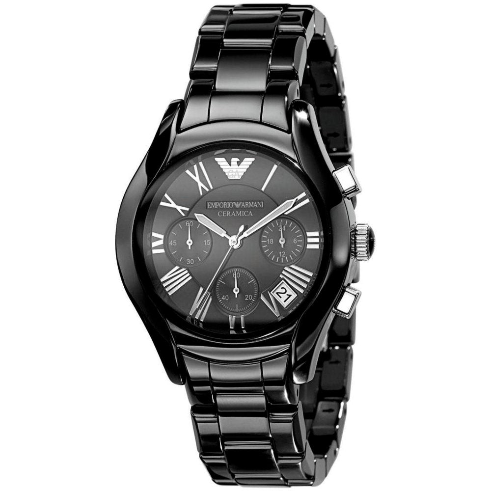 Emporio Armani AR1401 Chronograph Ceramica Black Men's Watch