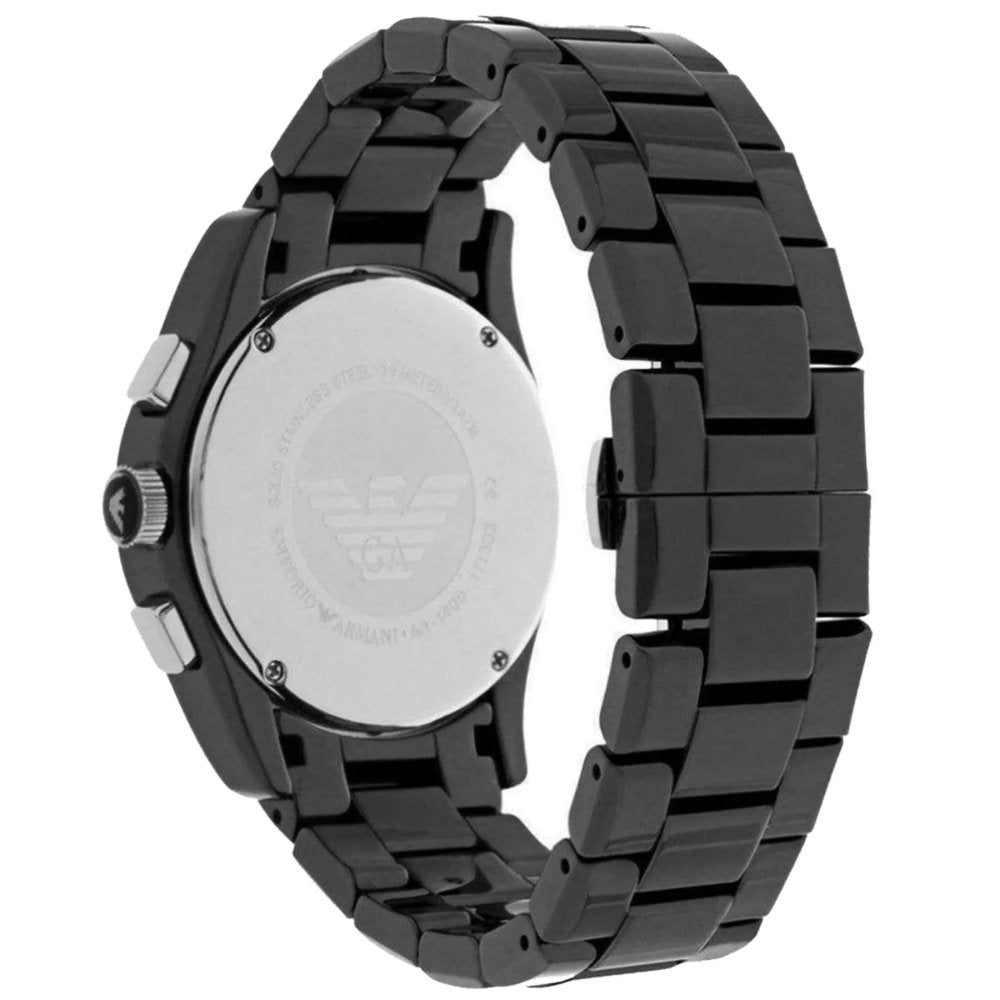 Emporio Armani AR1401 Chronograph Ceramica Black Men's Watch — view 2