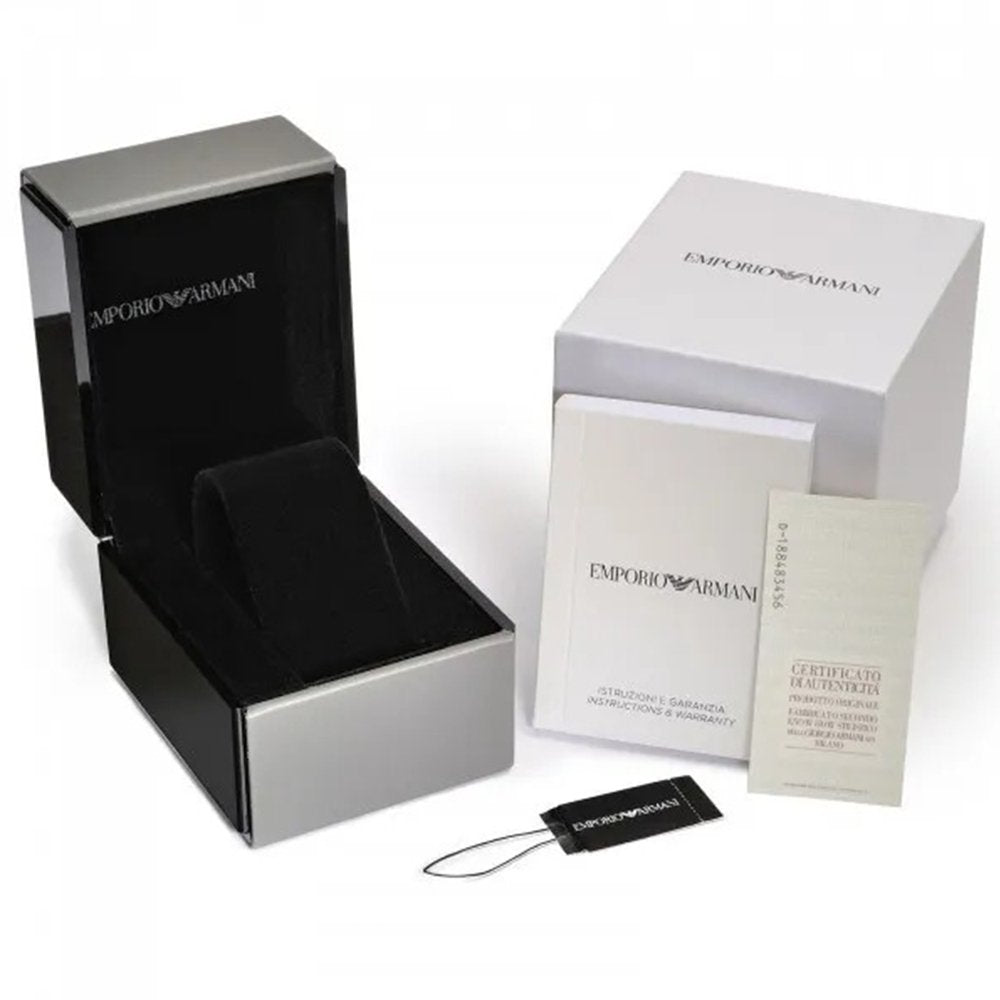 Emporio Armani AR1424 White Ceramica Men's Watch — view 4
