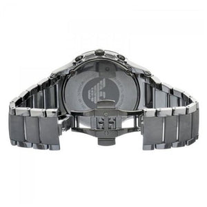 Emporio Armani AR1452 Men's Chronograph Watch Ceramica Black — view 2